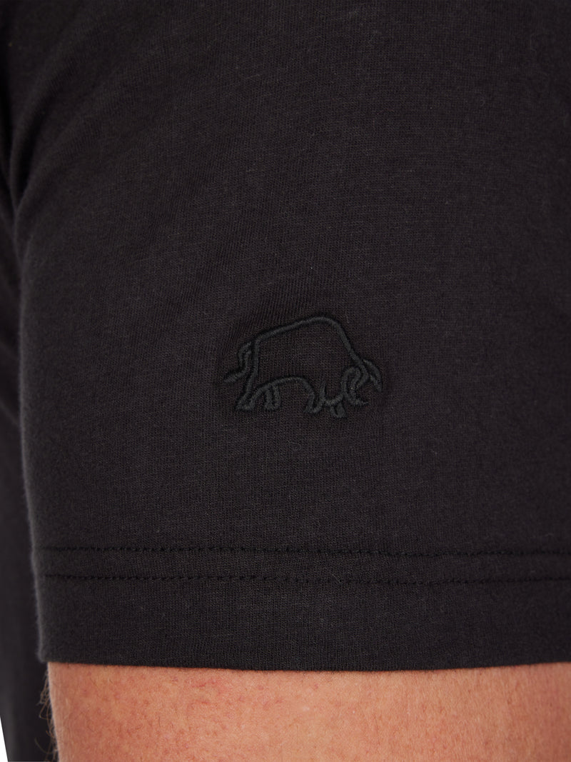 Tonal Monogram T-Shirt - Black