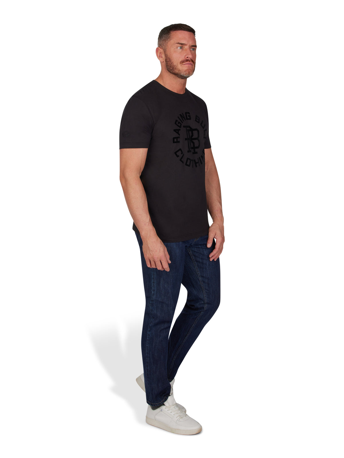 Tonal Monogram T-Shirt - Black