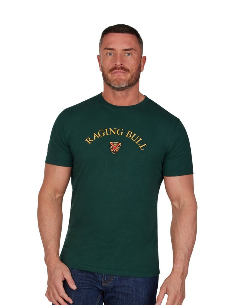 RB Crest Embroidered T-Shirt - Forest