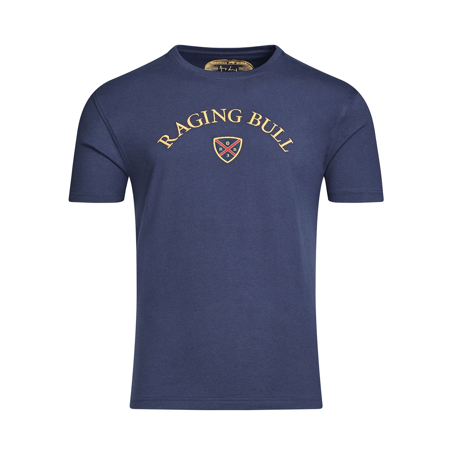 RB Crest Embroidered T-Shirt - Navy