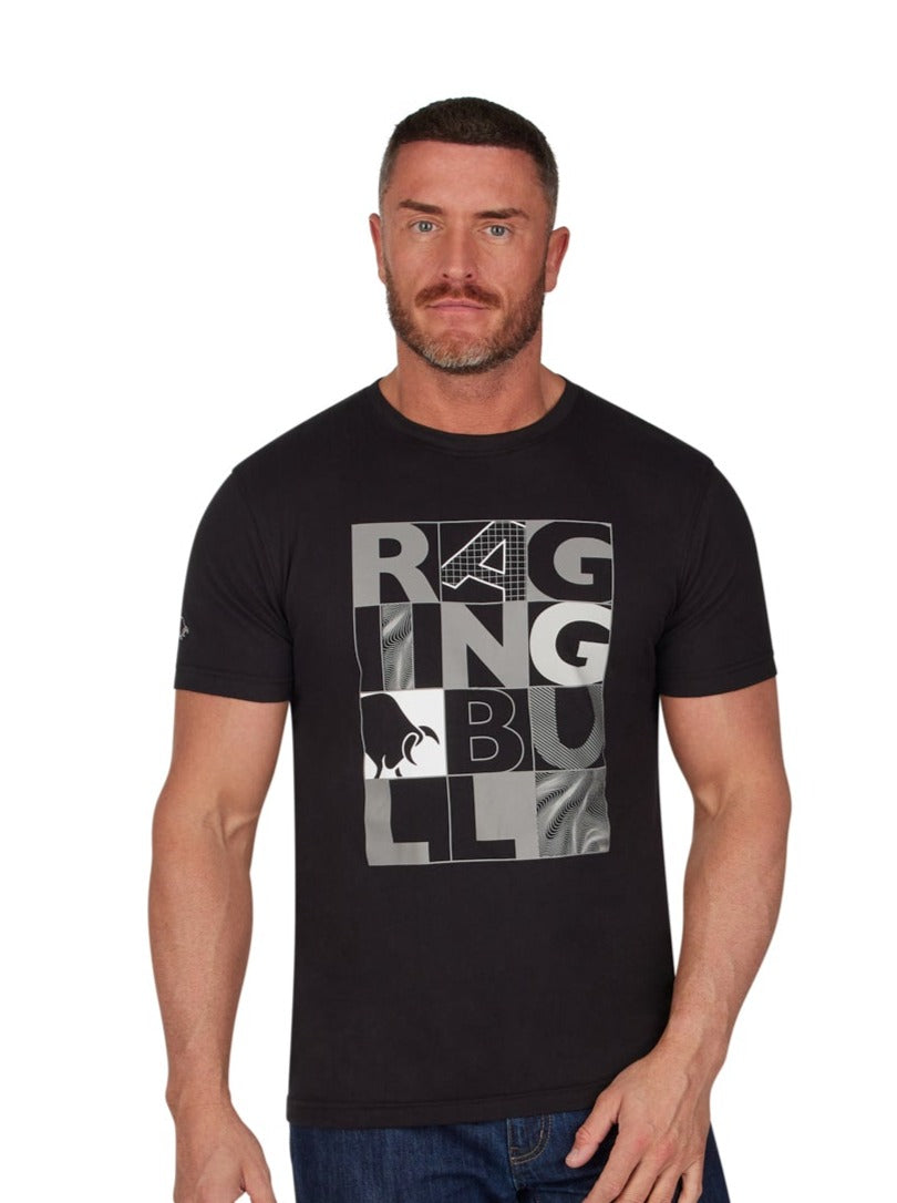 Block Collage T-Shirt - Black