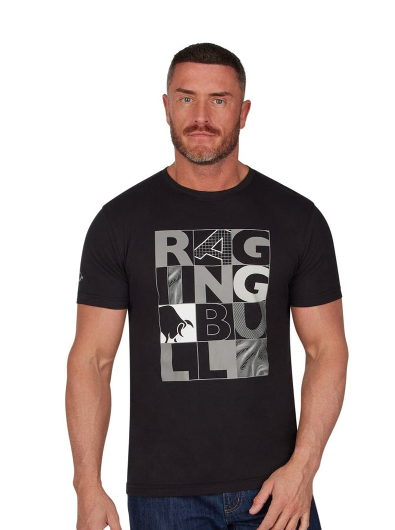 Block Collage T-Shirt - Black