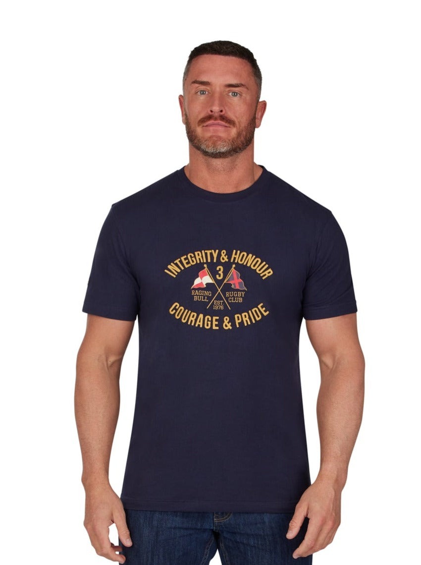Integrity Flag T-Shirt - Navy