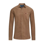 Long Sleeve Corduroy Shirt - Brown