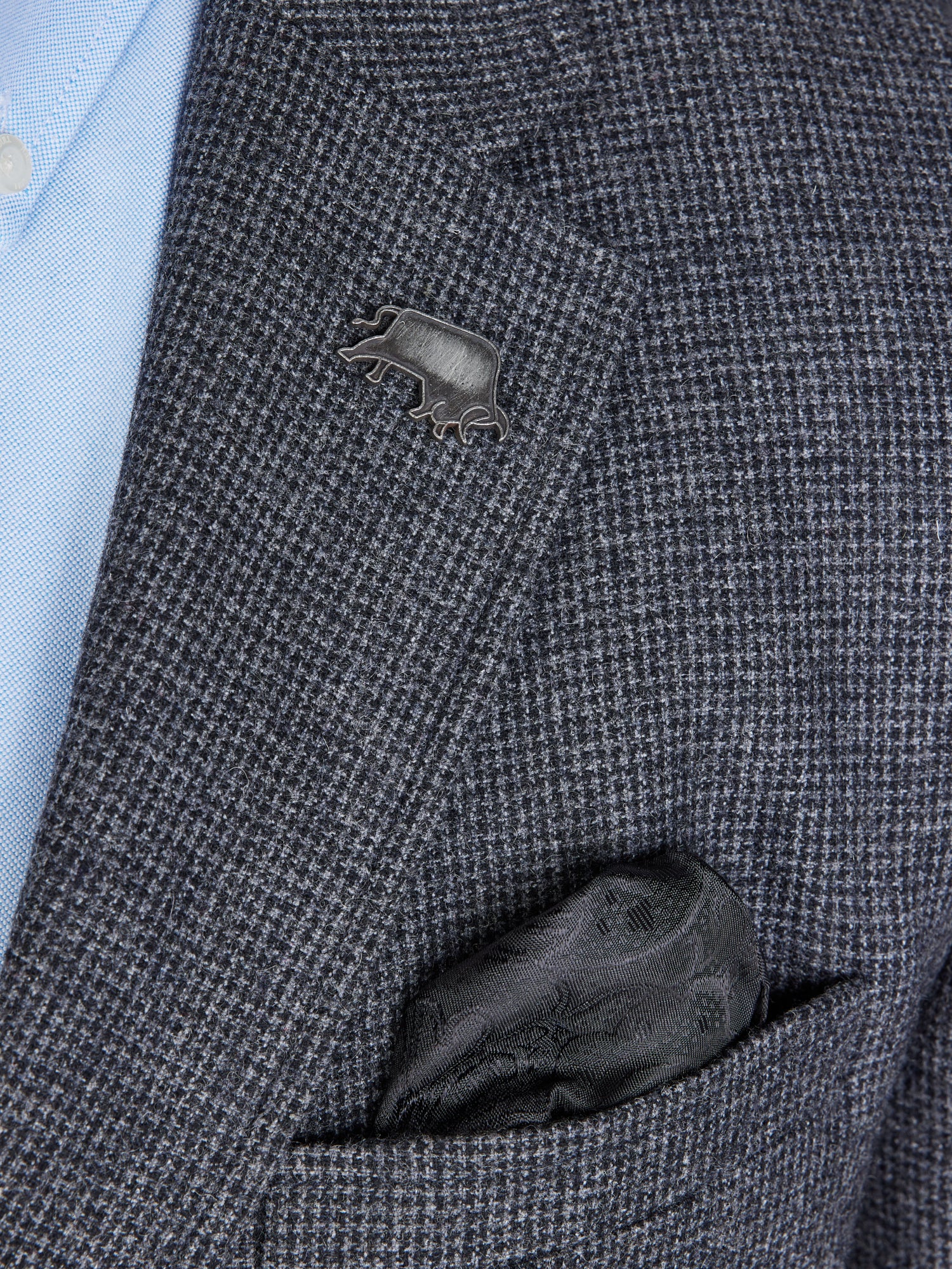 Wool Blazer - Charcoal