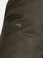 Wax Effect Cord Collar Jacket - Brown