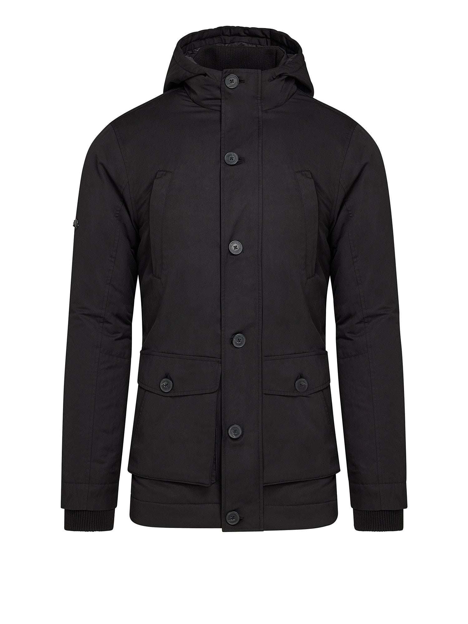 Parka Coat Black Raging Bull Clothing