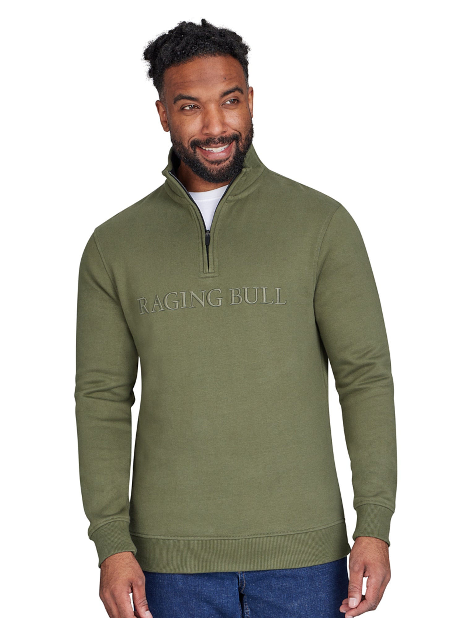 Embroidered quarter zip deals