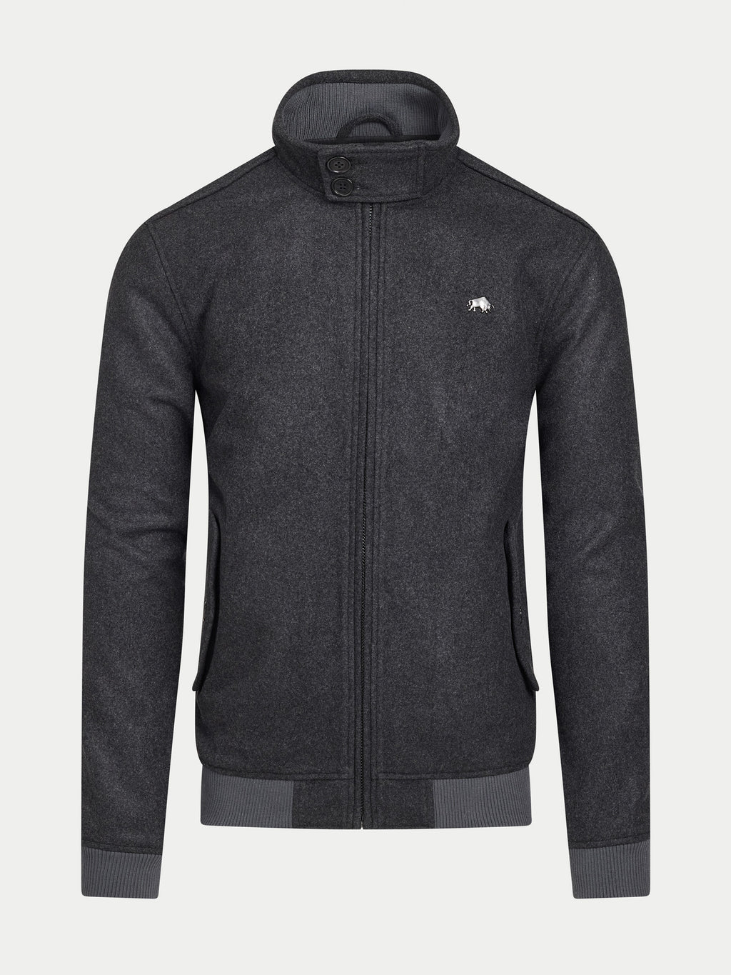 Wool Harrington - Charcoal