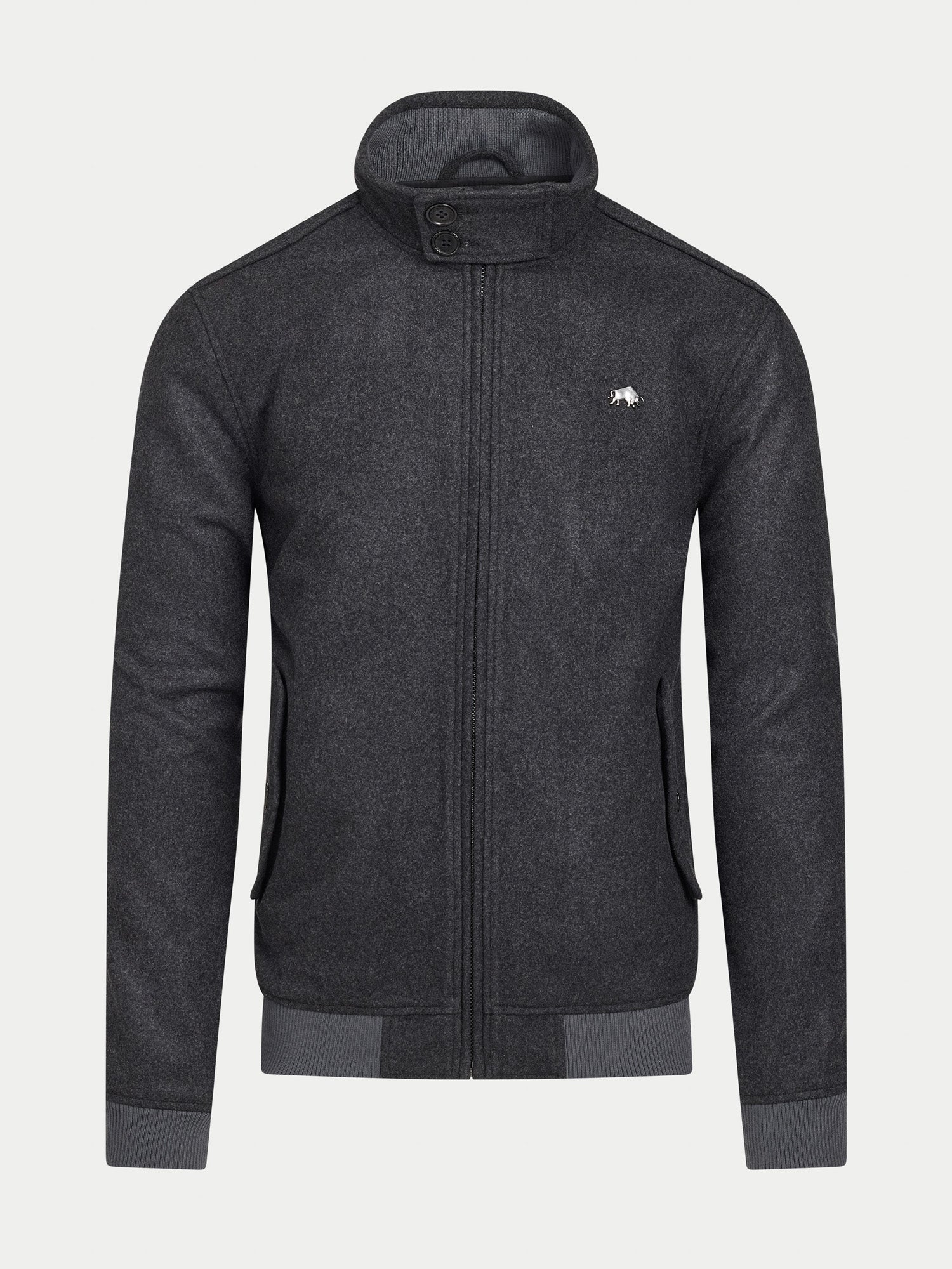 Wool Harrington - Charcoal