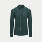Long Sleeve Soft Needle Corduroy Shirt - Forest