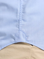 Long Sleeve Premium Dobby Cotton Oxford Shirt  - Sky Blue