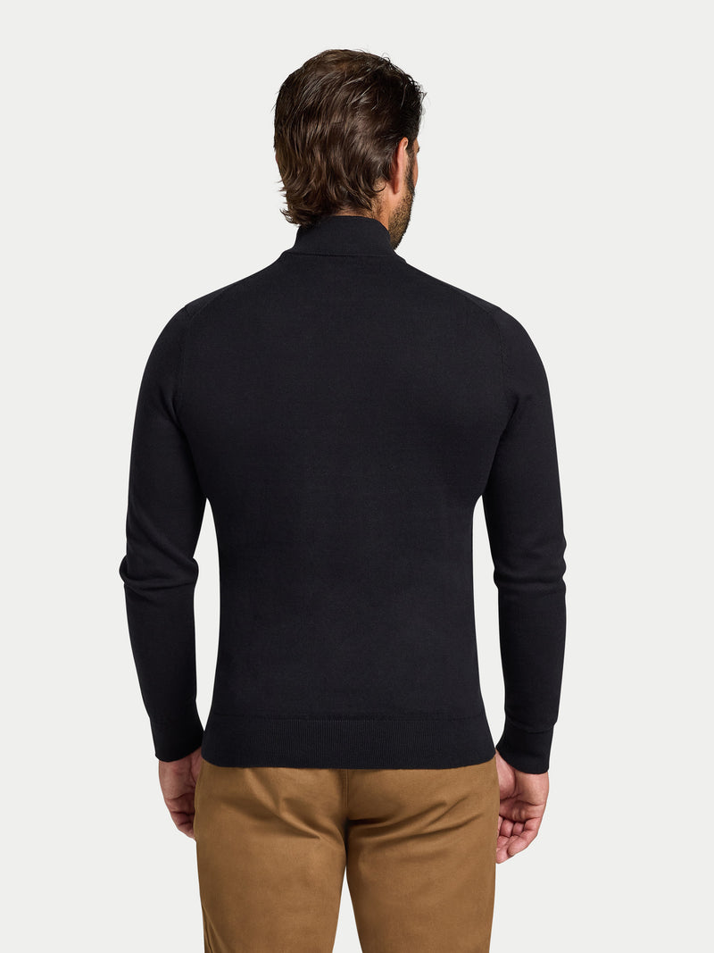 Turtle Neck Knit - Black
