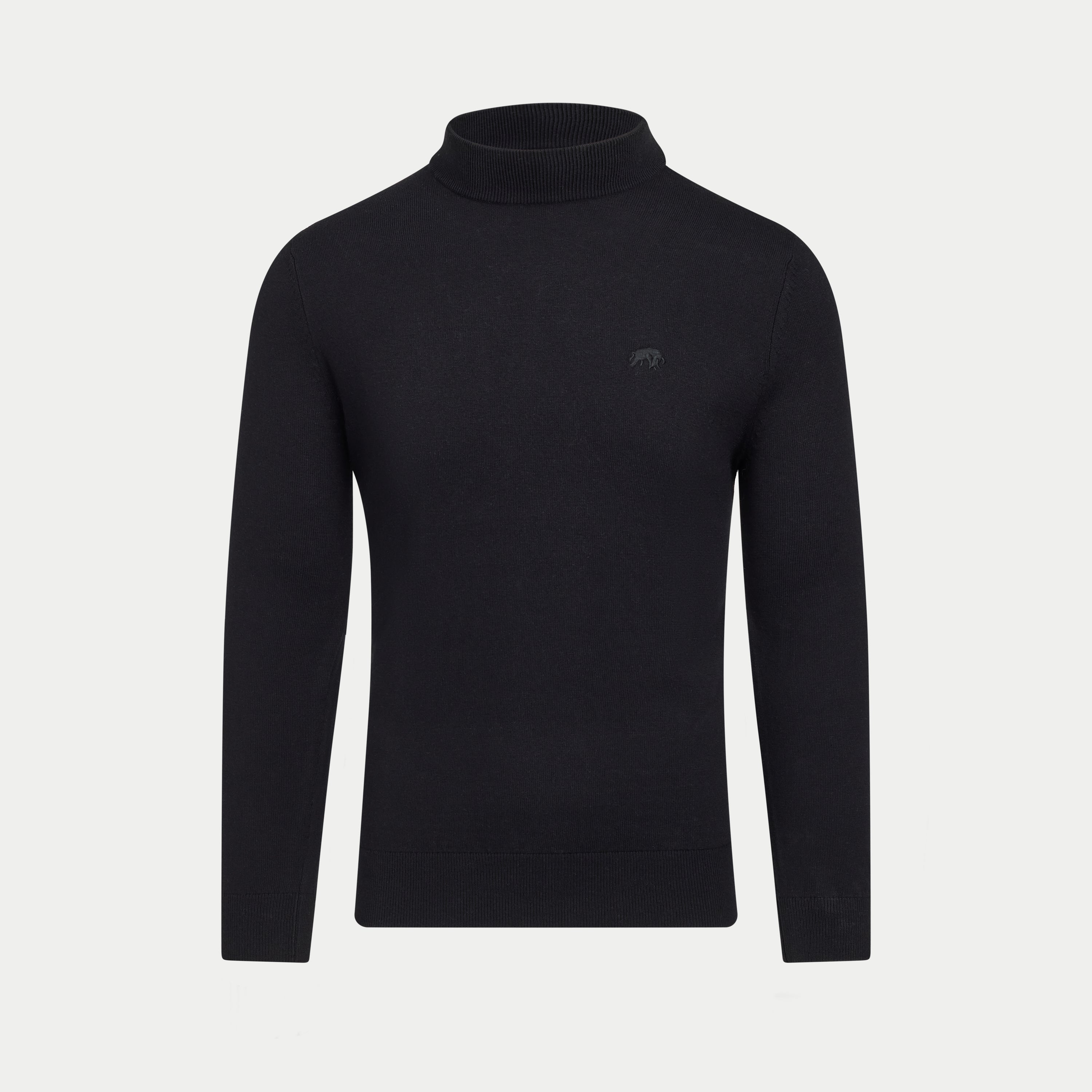 Turtle Neck Knit - Black