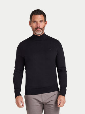 Turtle Neck Knit - Black
