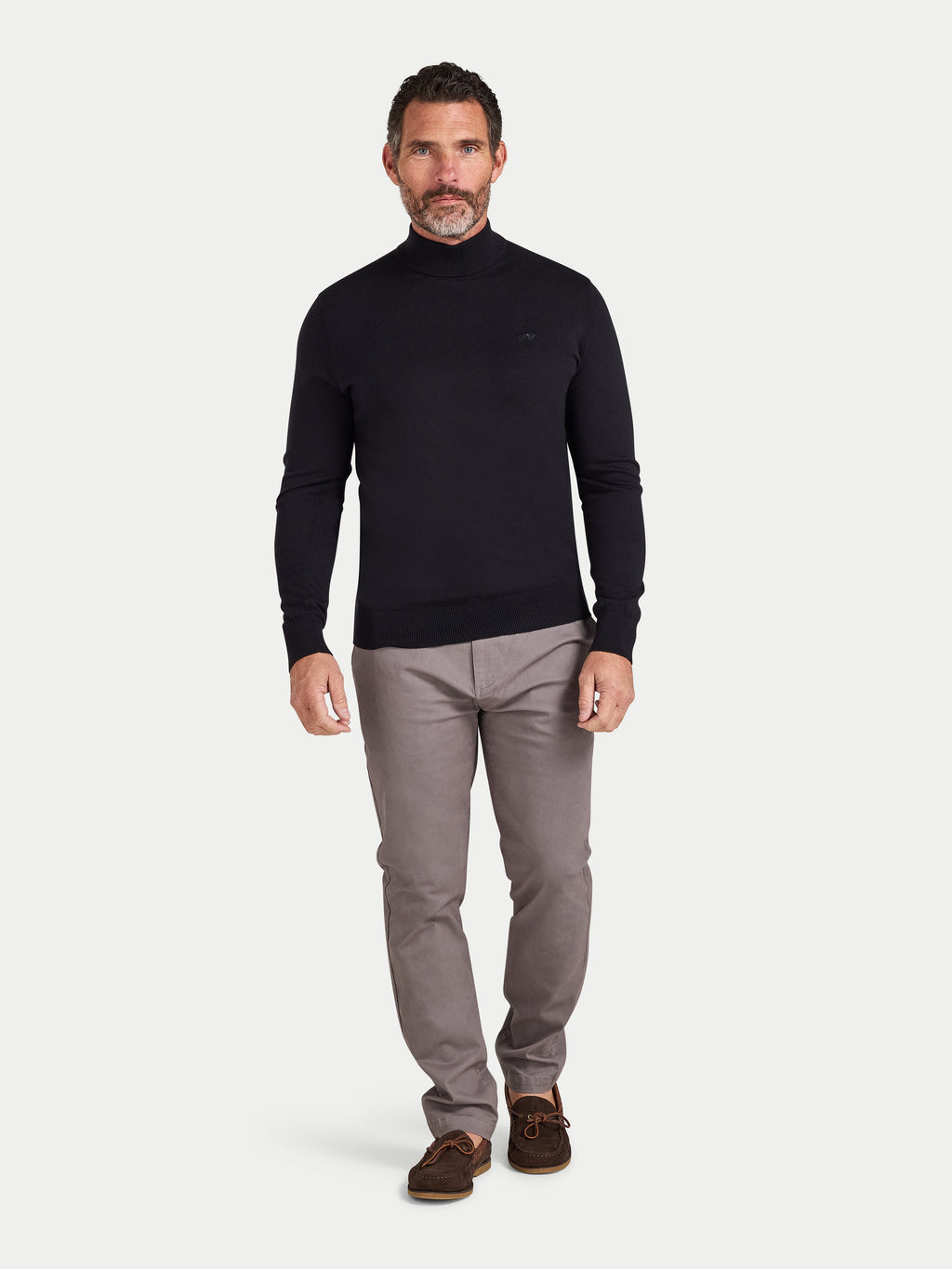 Turtle Neck Knit - Black