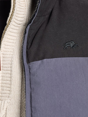 Two Tone Gilet - Black