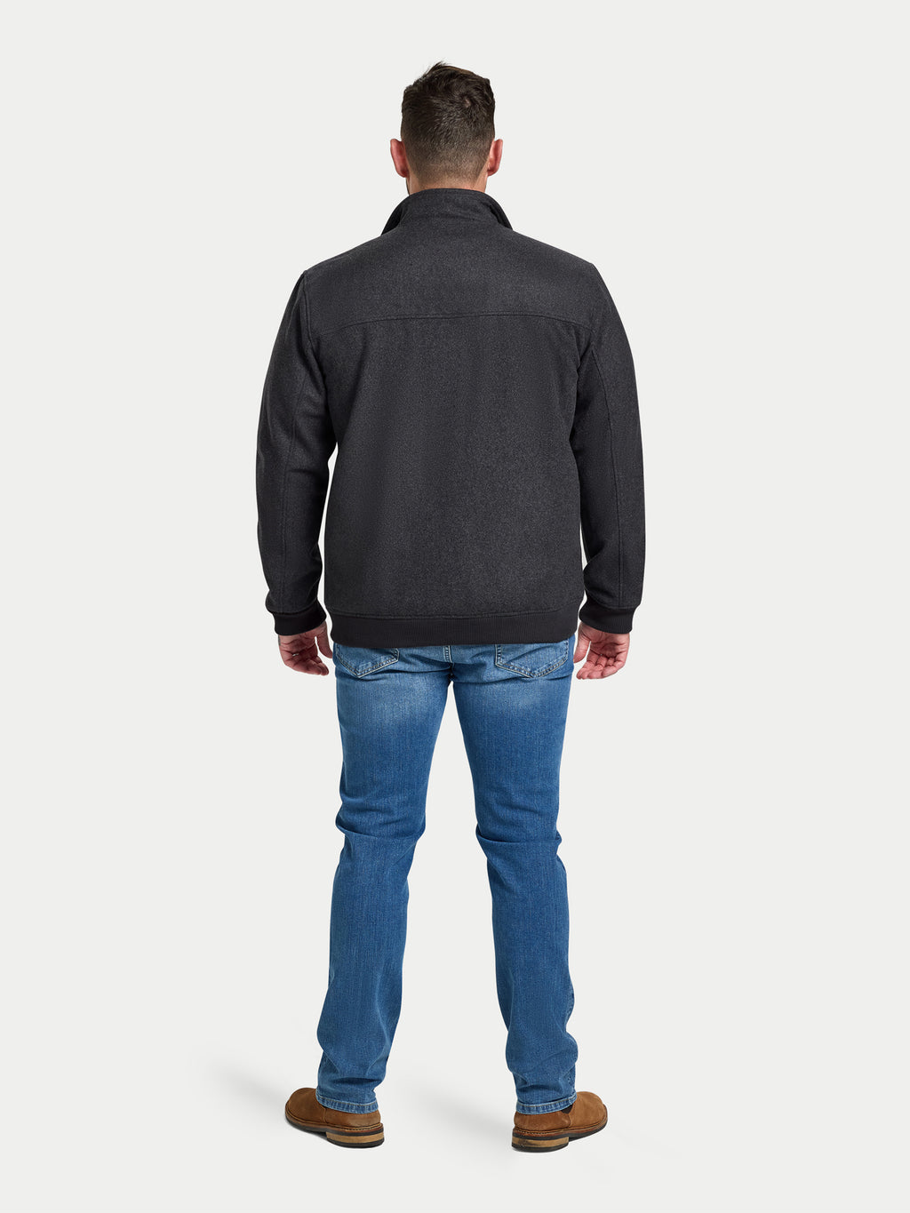 Wool Harrington - Charcoal