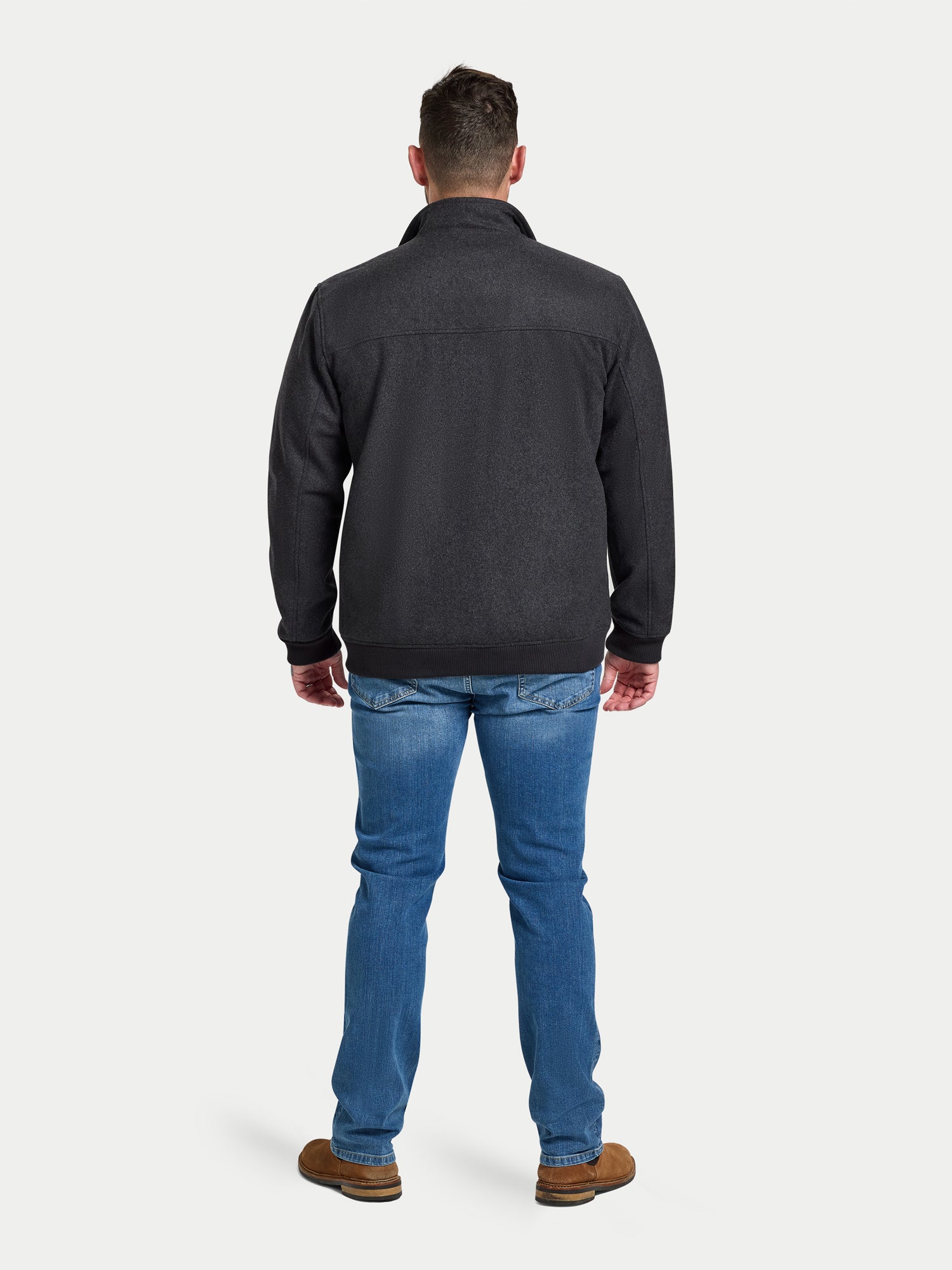 Wool Harrington - Charcoal