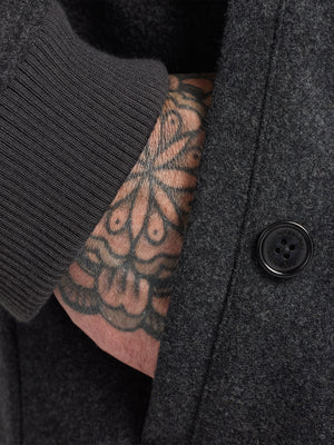 Wool Harrington - Charcoal