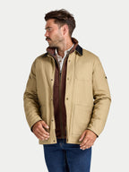 Wadded Canvas Jacket - Toast