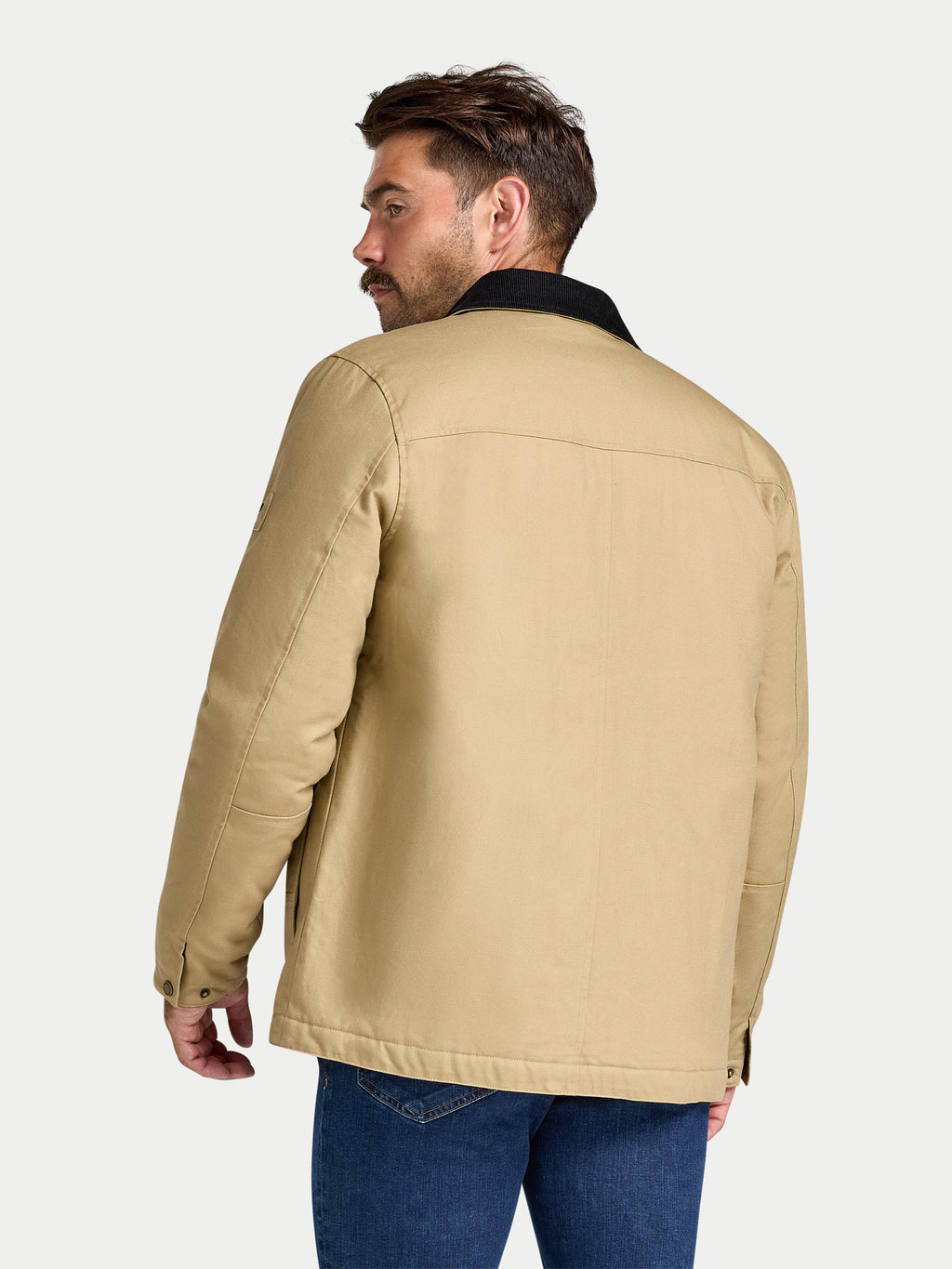 Wadded Canvas Jacket - Toast