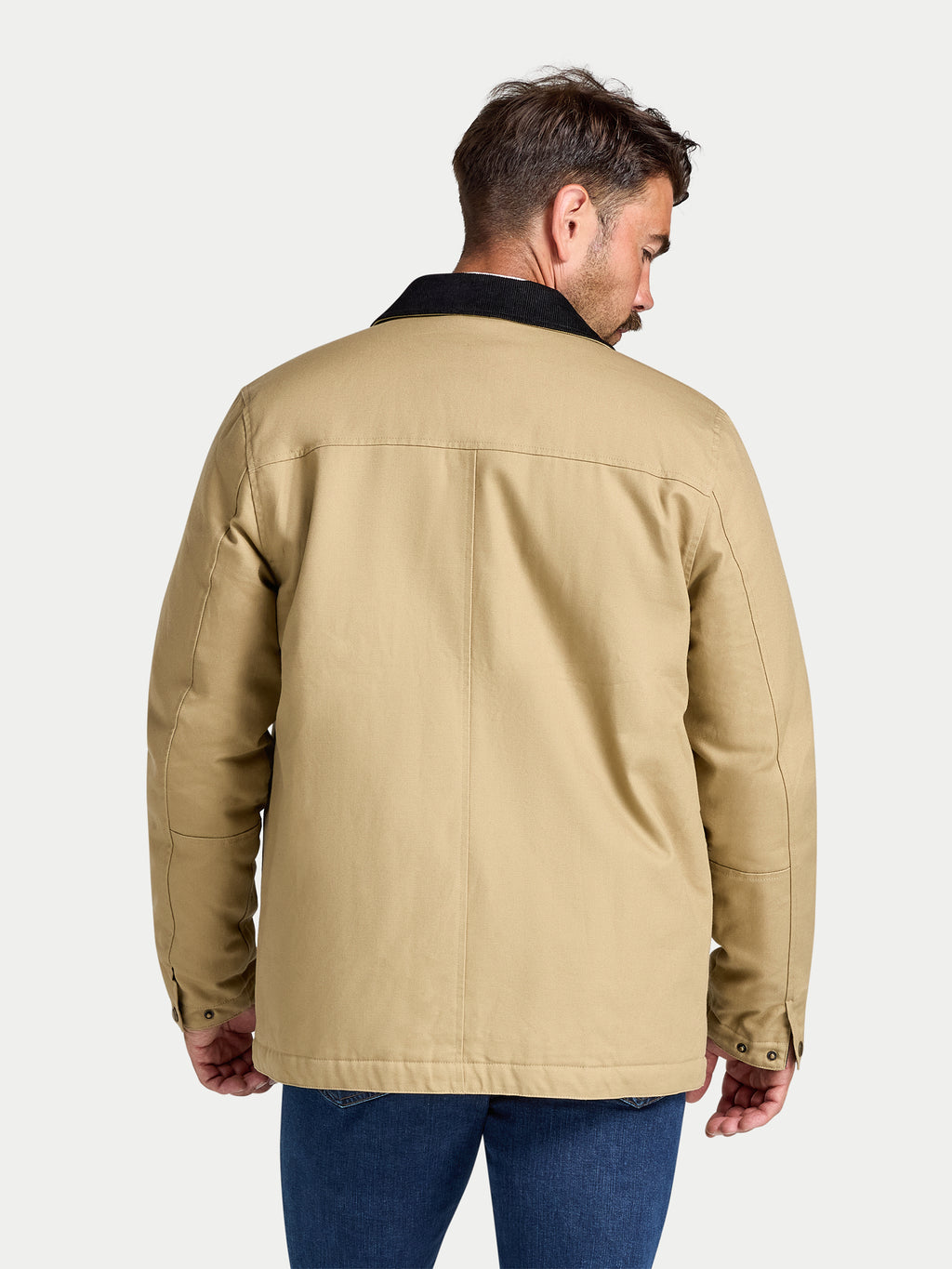 Wadded Canvas Jacket - Toast