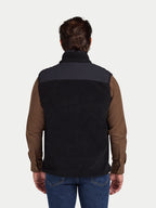 Heavy Borg Fleece Gilet - Black