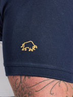 Cut & Sew Panel Pique Polo - Forest
