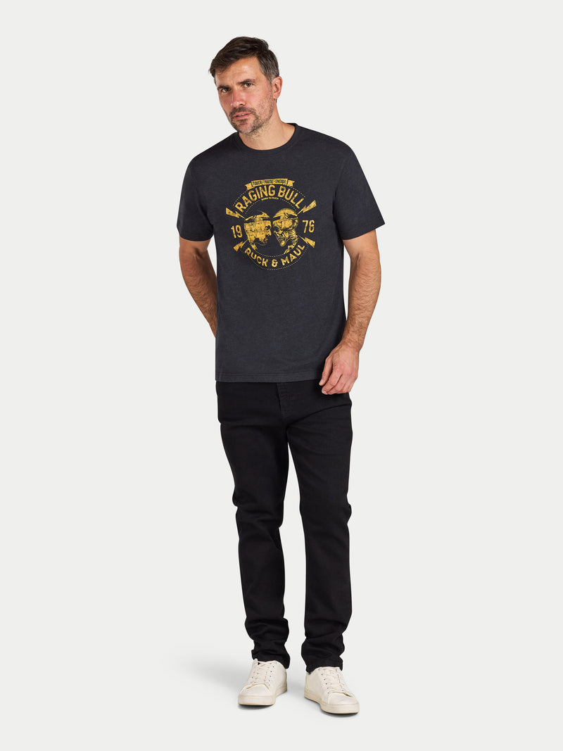 Ruck & Maul Print T-Shirt - Black
