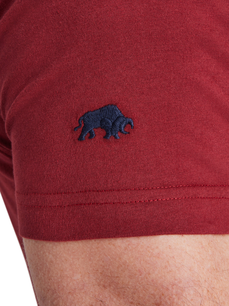 Slash Bull T-Shirt - Claret