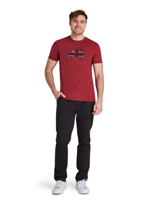Slash Bull T-Shirt - Claret