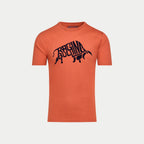 Flock Bull T-Shirt - Orange