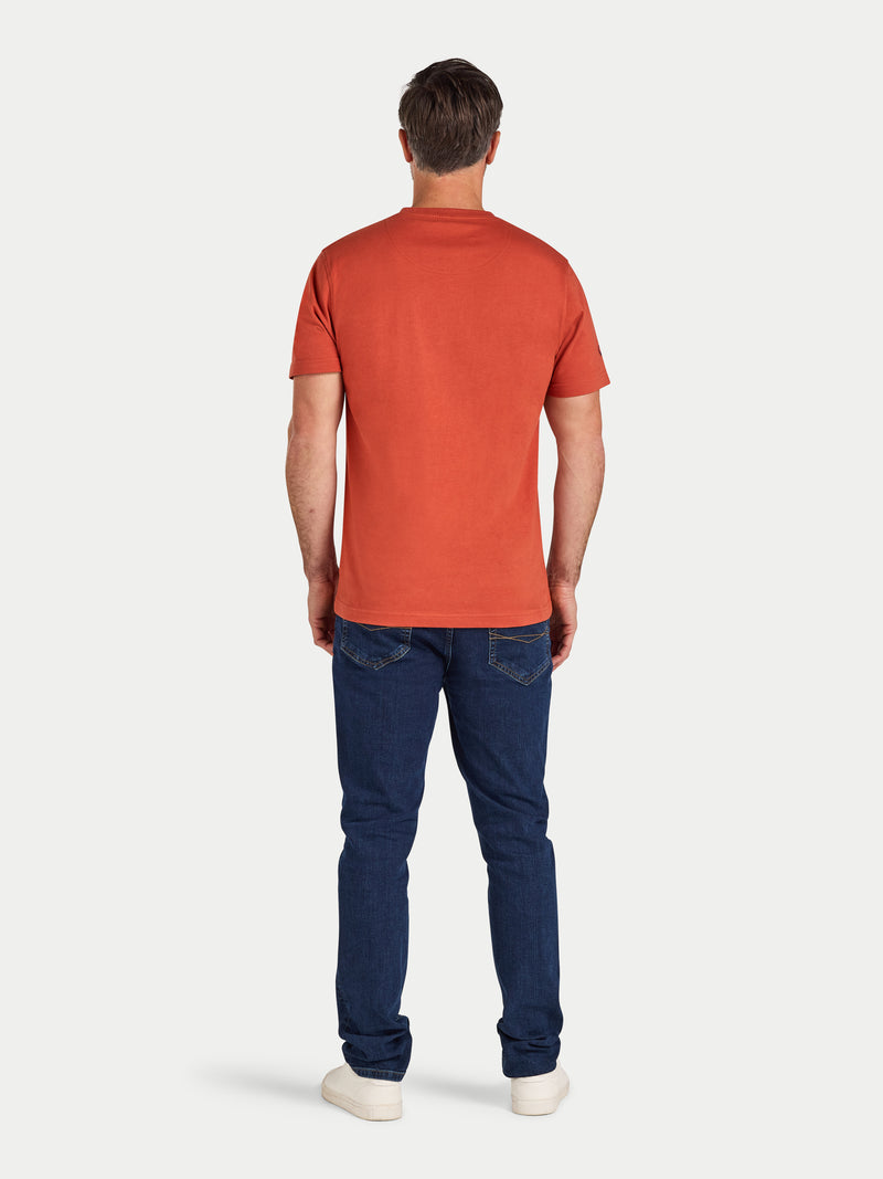 Flock Bull T-Shirt - Orange