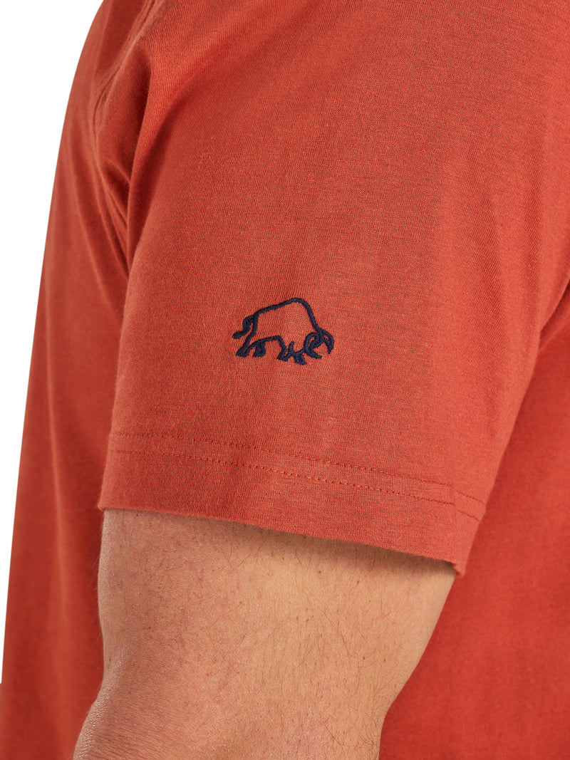 Flock Bull T-Shirt - Orange