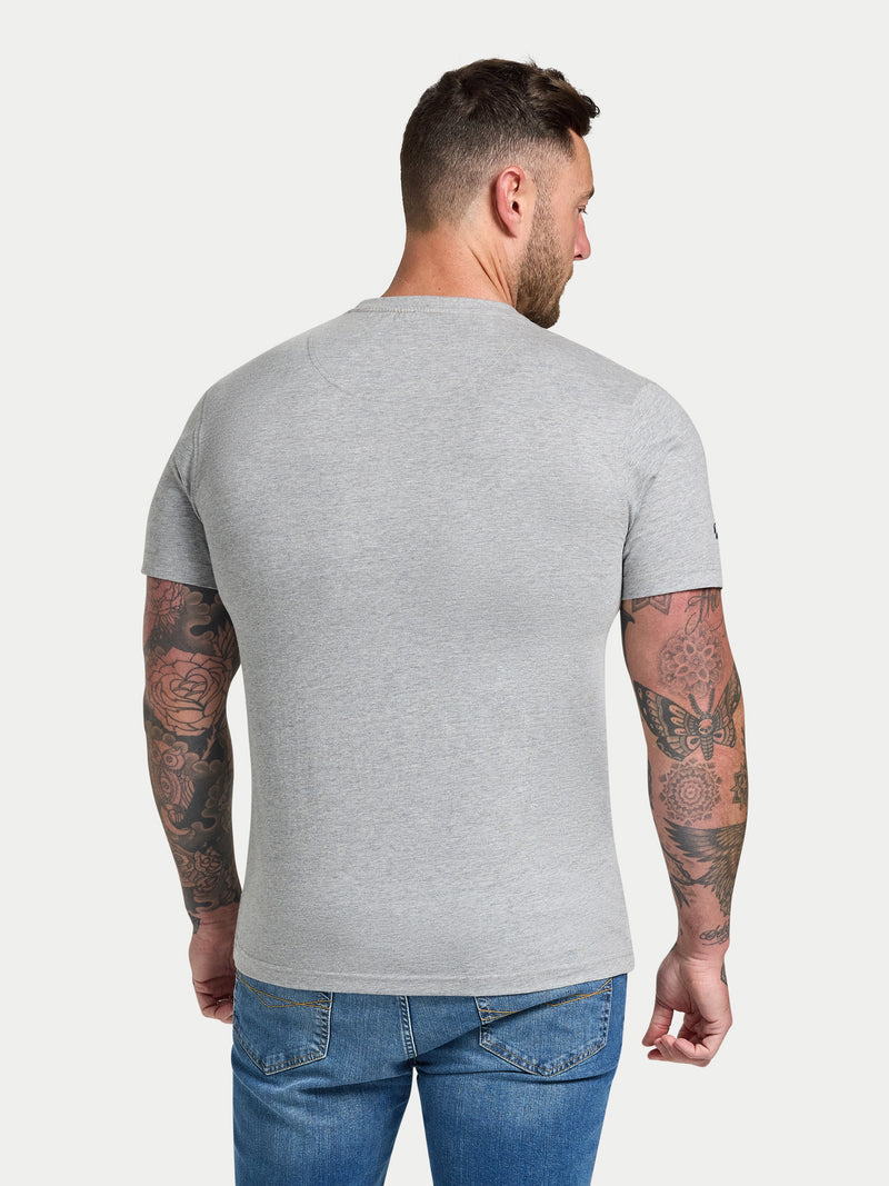 Rugby Bull T-Shirt - Grey Marl