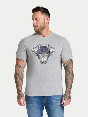 Rugby Bull T-Shirt - Grey Marl