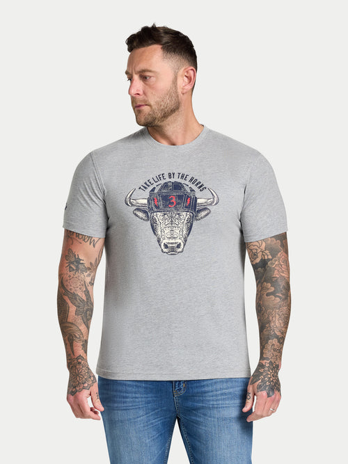 Rugby Bull T-Shirt - Grey Marl