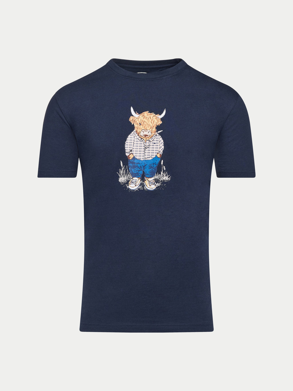 Farmer Bully Boy T-Shirt - Navy