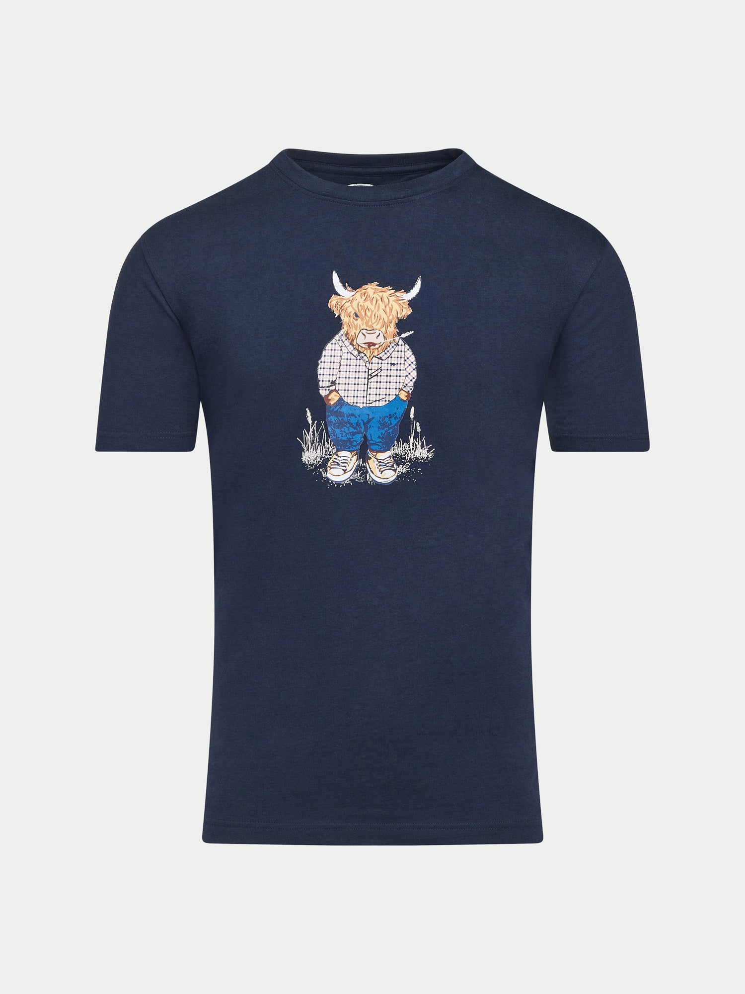 Farmer Bully Boy T-Shirt - Navy