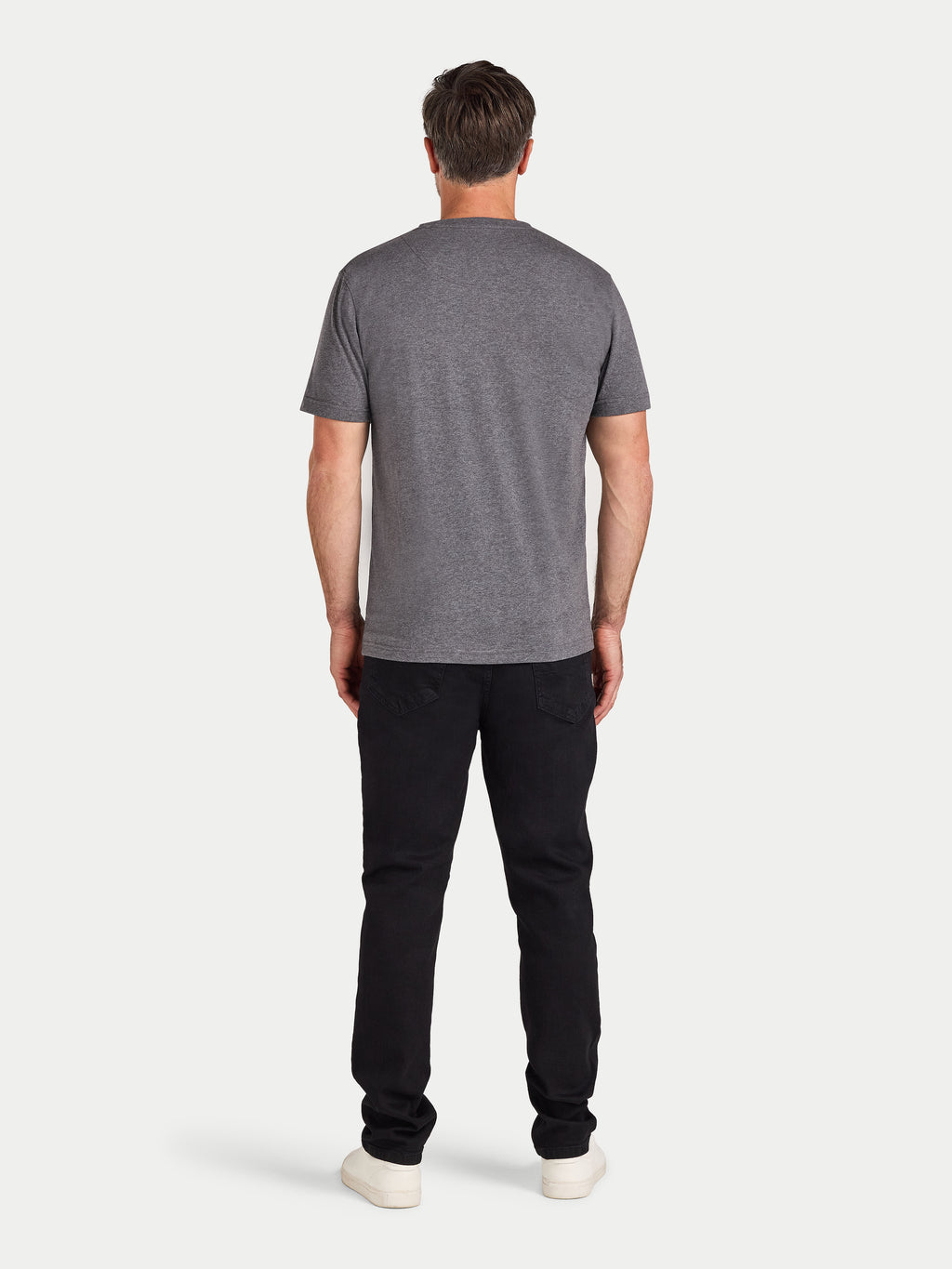 What Goes On Tour Print T-Shirt - Dark Grey Marl