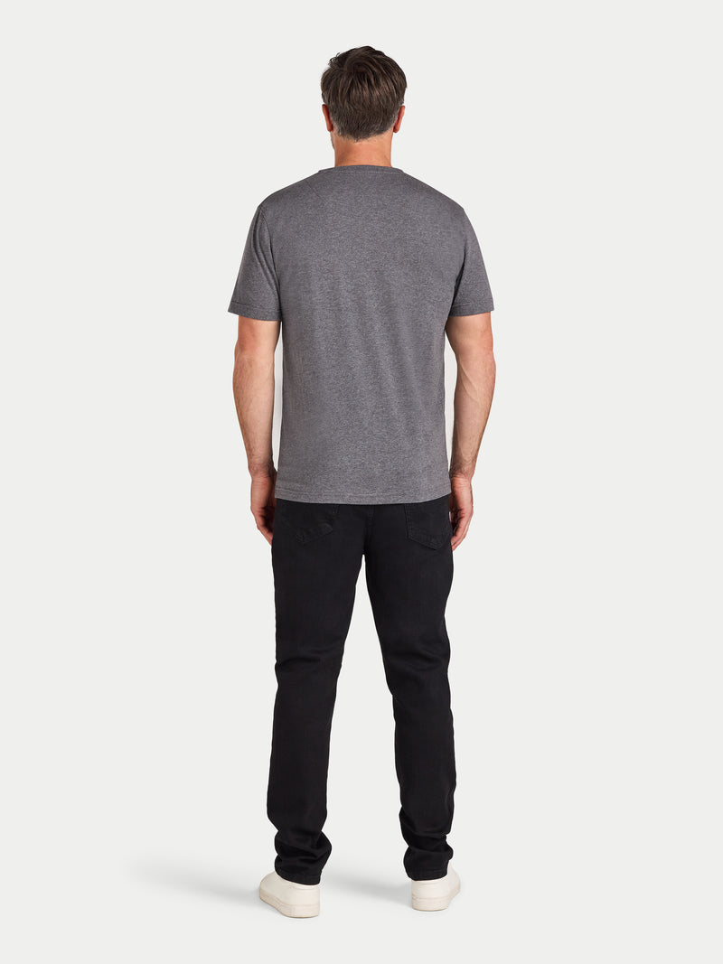 What Goes On Tour Print T-Shirt - Dark Grey Marl
