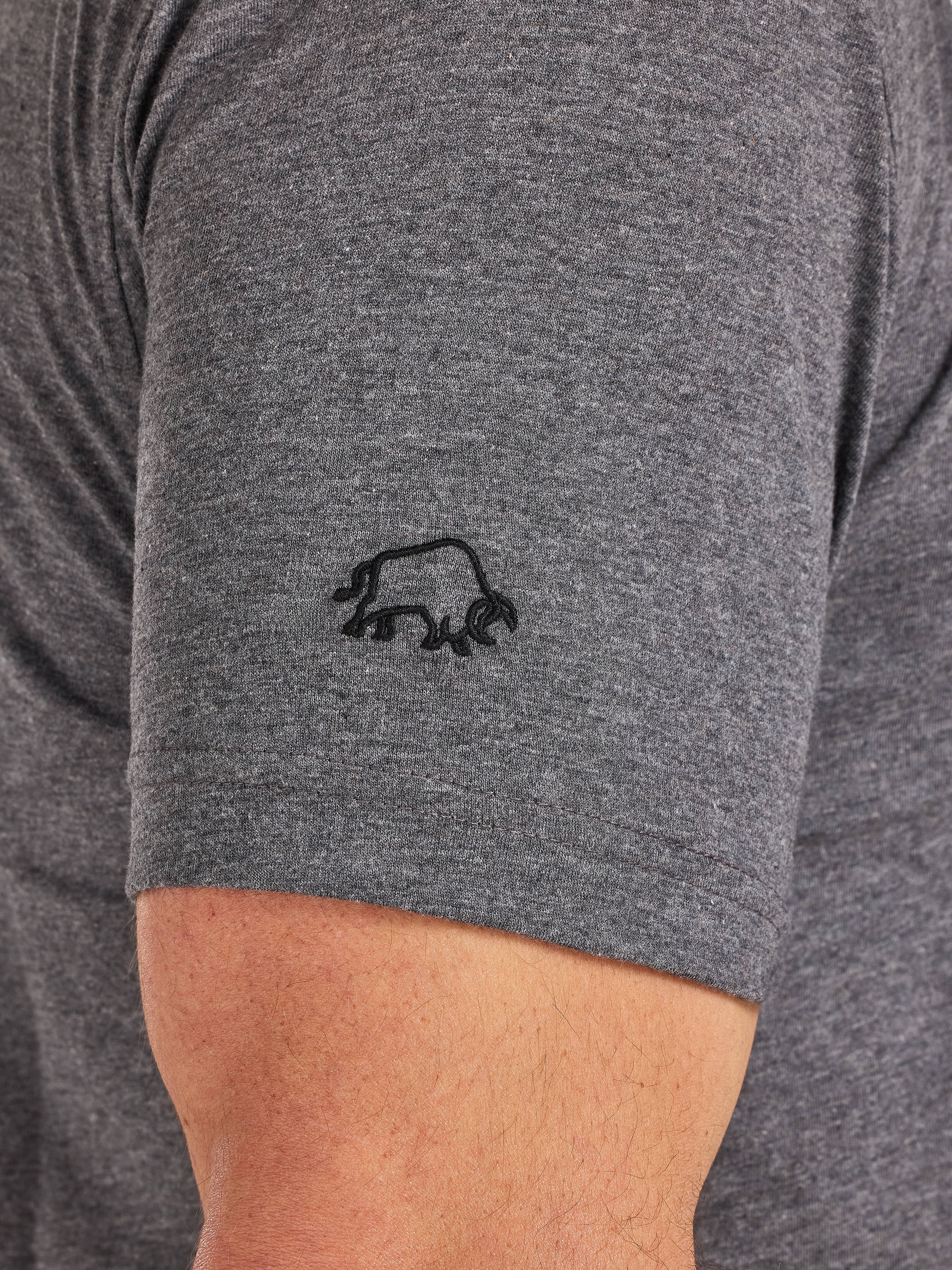 What Goes On Tour Print T-Shirt - Dark Grey Marl