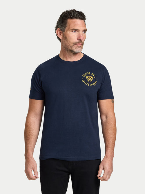 RB International Shield T-Shirt - Navy