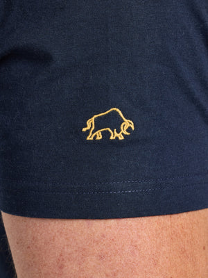 RB International Shield T-Shirt - Navy