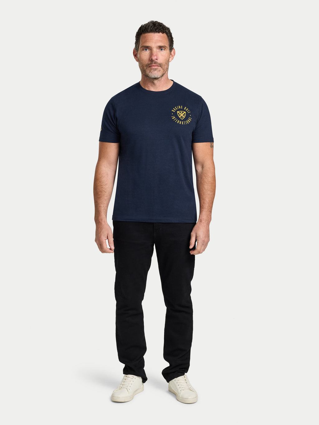 RB International Shield T-Shirt - Navy
