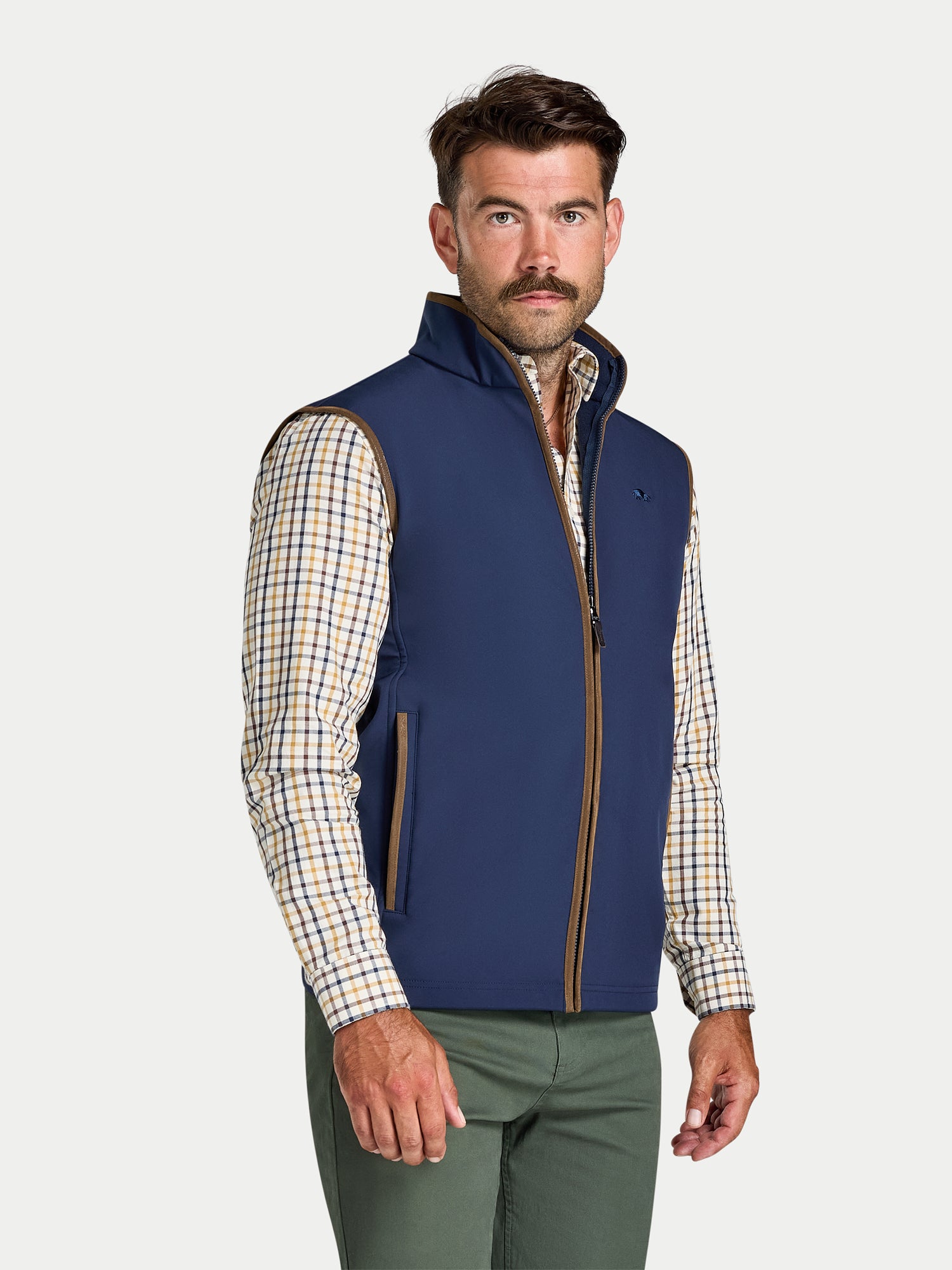 Soft Shell Fleece Gilet - Navy