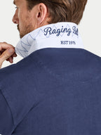 Chest Panel Rugby Shirt -  Navy