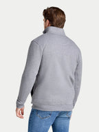 Zip Through Bully Hoodie - Grey Marl Raging Bull Clothing