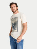 Vintage Rugby Poster T-Shirt - Cream Raging Bull Clothing